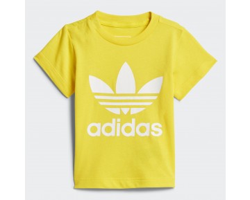 adidas T-shirt Trefoil jaune CE1997